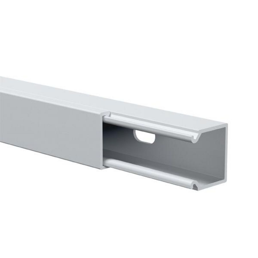 Lengte a 2 mtr. Leidingkanaal GGK LFG 20x20 cremewit VVE=5