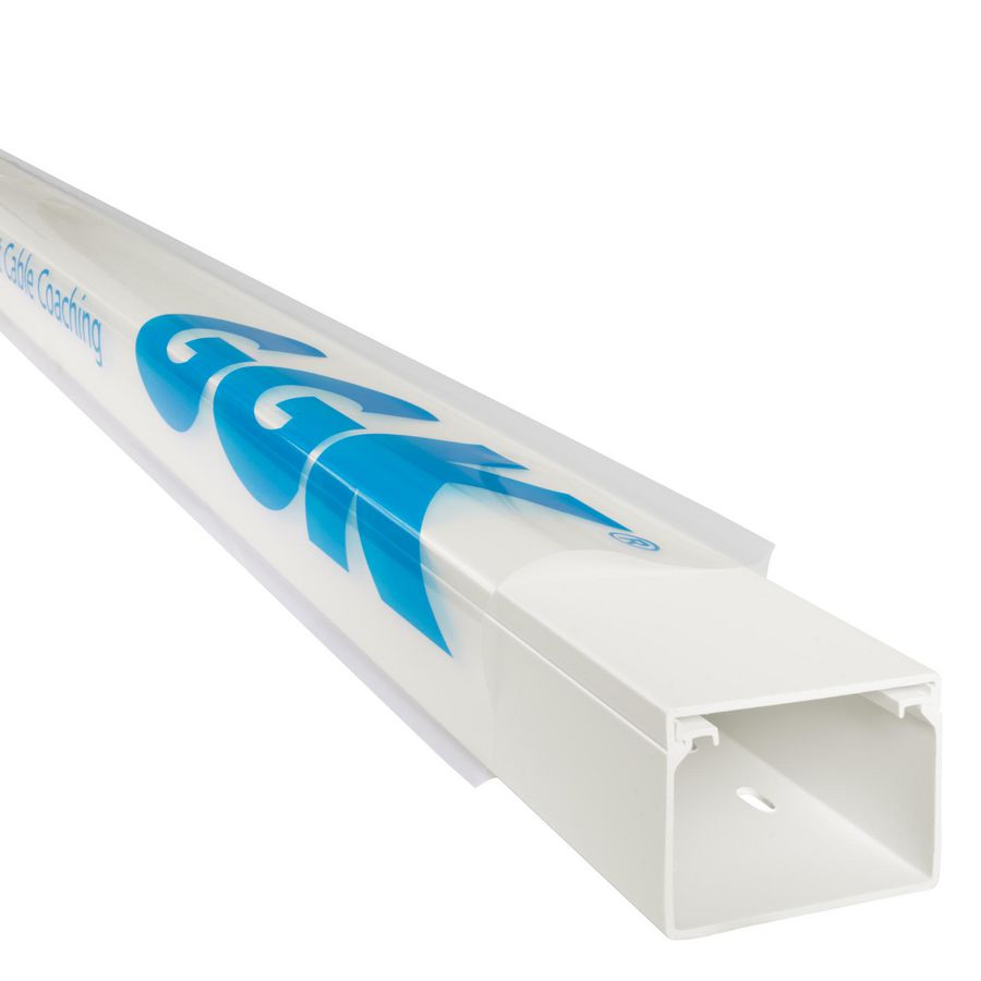 Lengte a 2 mtr. Leidingkanaal GGK LFG 15x30 cremewit RAL9001