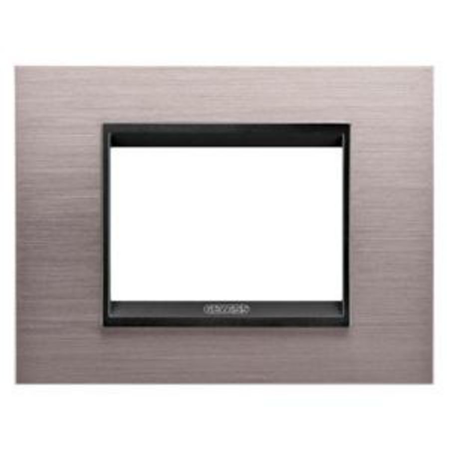 LUX PLAAT-VAN METAAL-3 MODULE-GEBORSTELD ALUMINIUM LAV