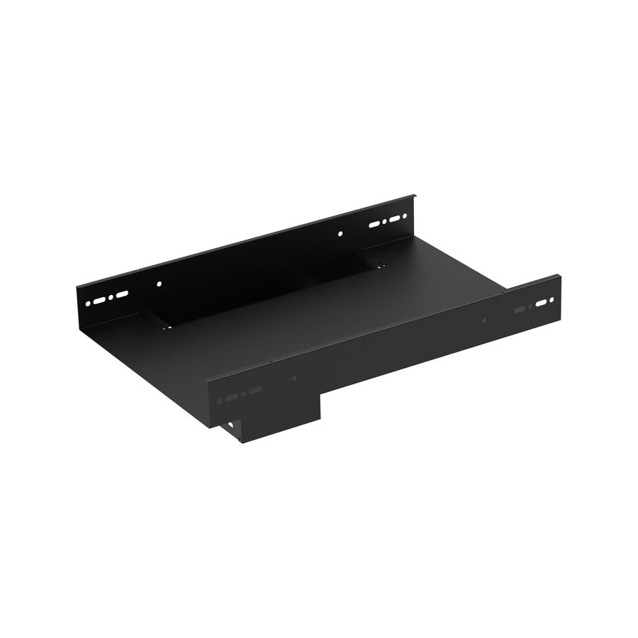 T-stuk kabelgoot wandstuk verticaal 330-120mm zwart KG281