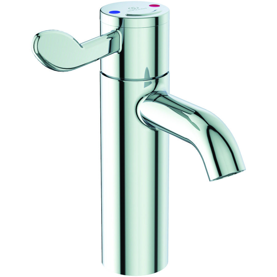 Ceraplus 2 therm. wastafelmengkraan chroom met uitloop 110mm