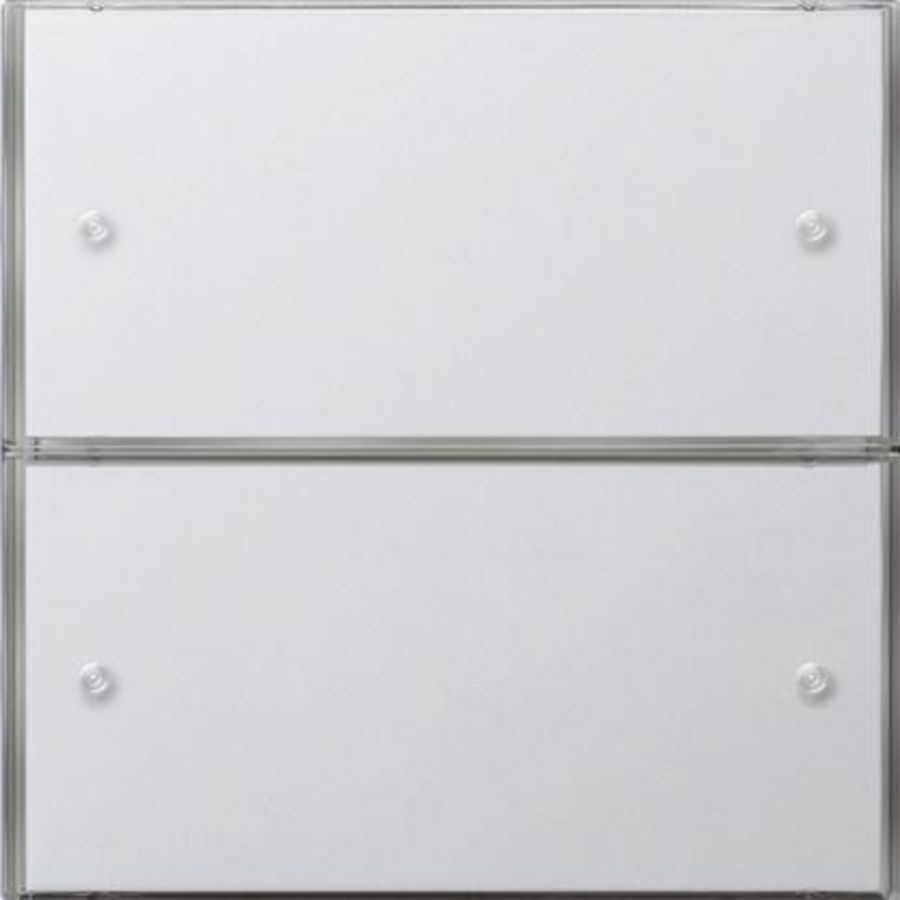 Tastsens.3 Komfort 2-voudig KNX Gira F100 zuiver wit