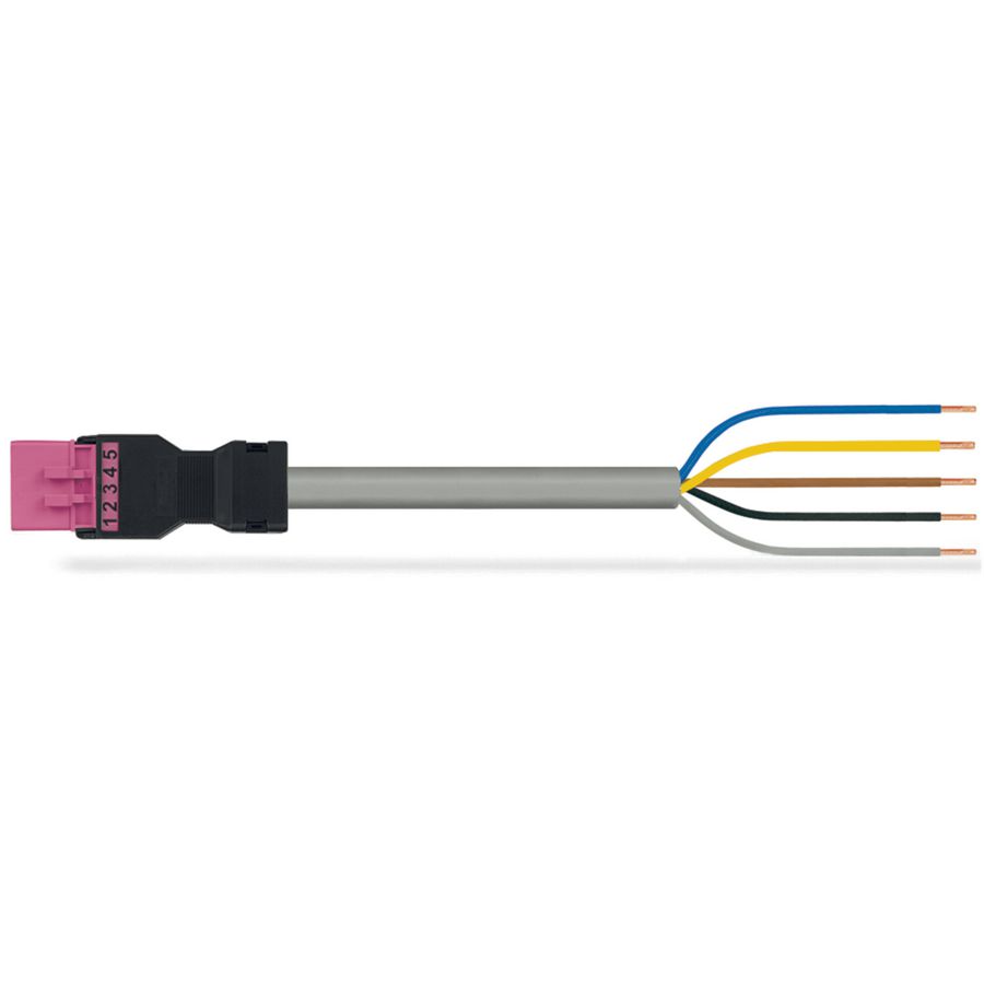 Geconf.aansluitkabel Eca Steker/open einde 891-8995/205-107