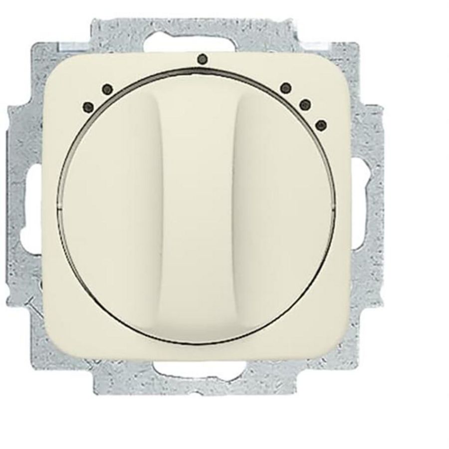 Inbouw ventilatorsch draaibed 1p 10AX 250V AC SI creme