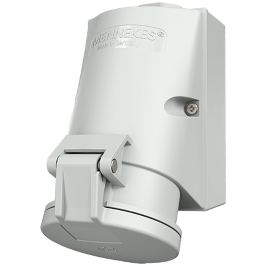 Wandcontactdoos 32A 5-polig  1H 50V IP44 2676A