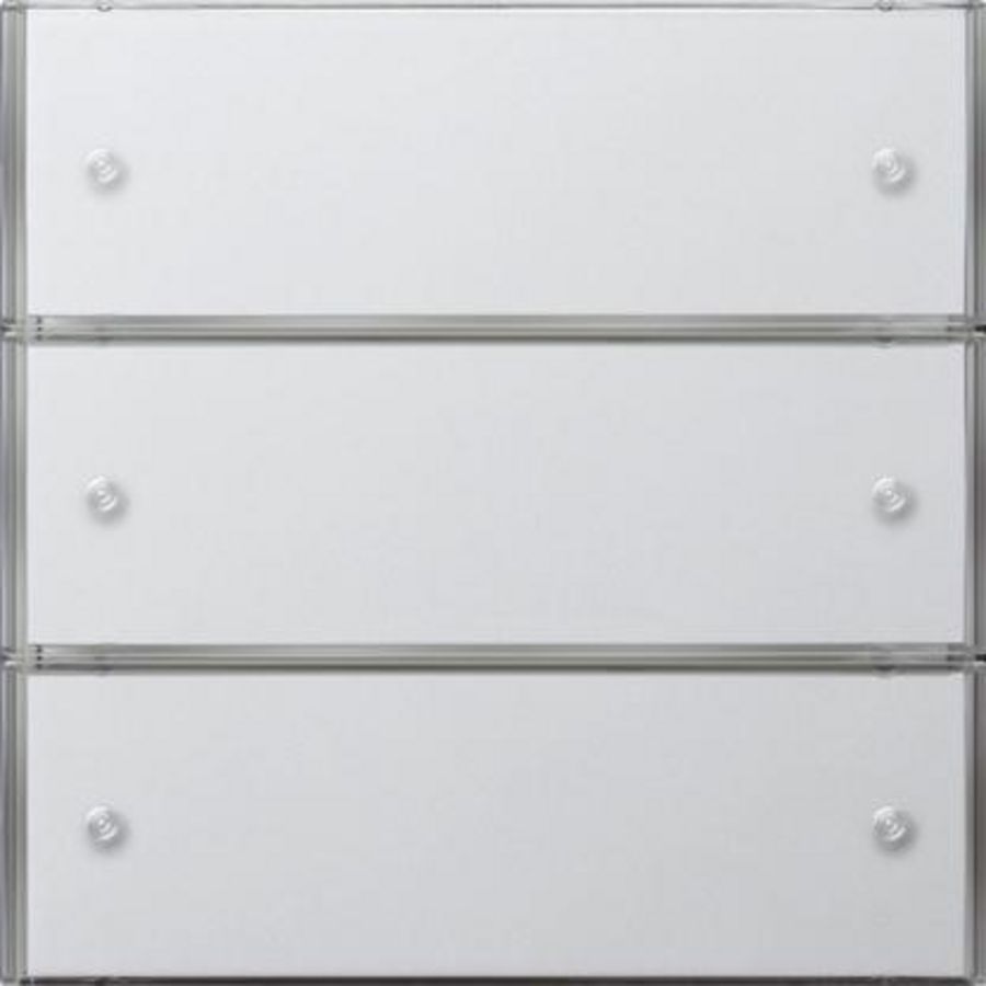 Tastsens.3 Komfort 3-voudig KNX Gira F100 zuiver wit