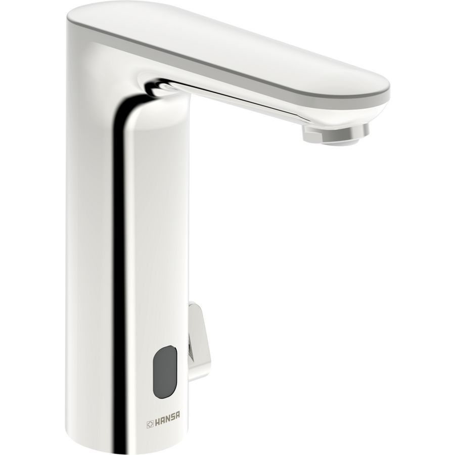 HANSAELECTRA Safety Wastafelkraan messing 3 V BT hoog model