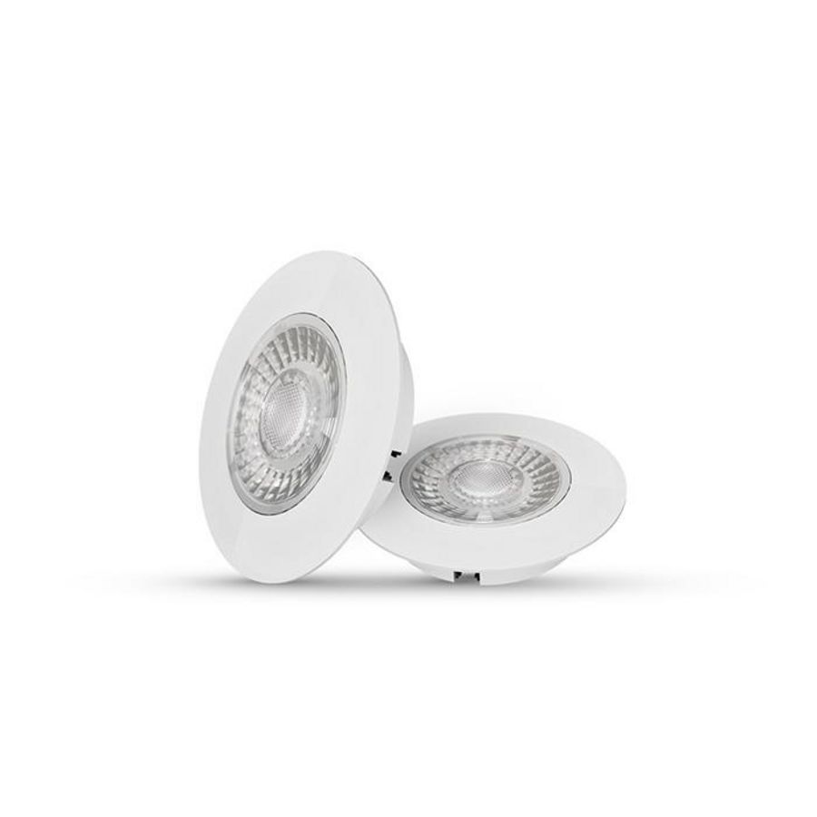 Downlight cabiled set 2x4W Ø65mm 2.700K wit IP44