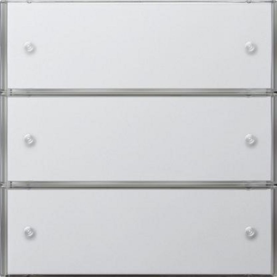 Tastsens.3 Basis 3-voudig KNX Gira F100 zuiver wit