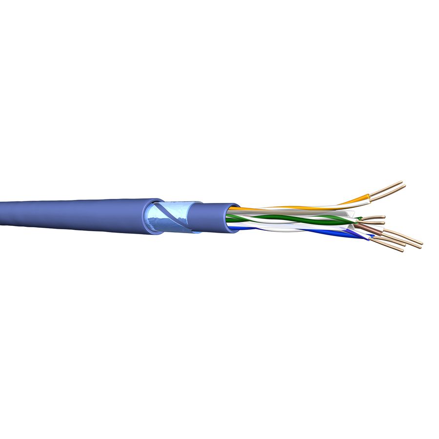 Haspel a 500m. UC500 23 Cat.6a U/UTP E2 LSHF-FR Cca bu#