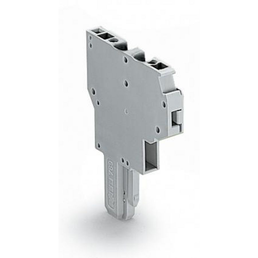 2-draads female steker CAGE CLAMP 4mm2 grijs VVE=100