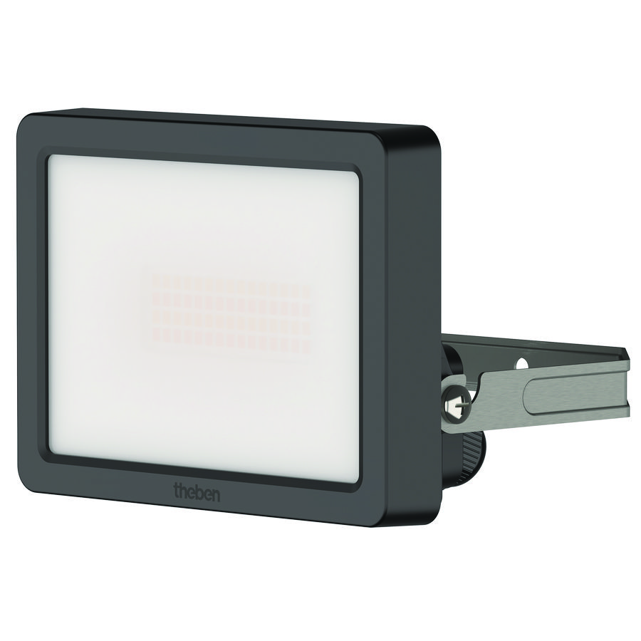 LED-straler zwart voor wandmontage 10watt schakelbare kleurtemperatuur 3000K of 4000K