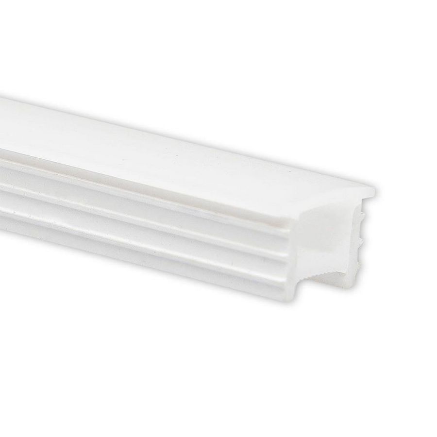 SR1 Inbouw siliconen afdekkap 10x10mm Twist+Bend 5m opaal