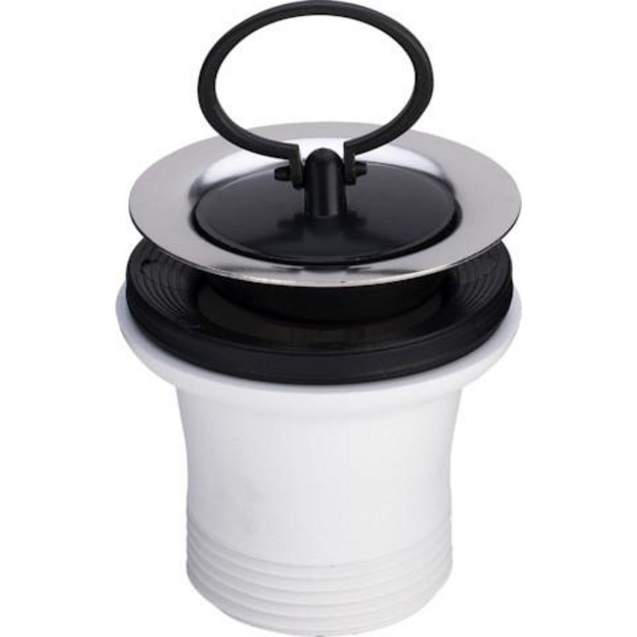 Afvoerplug 1.1/2"x70 762231 wit