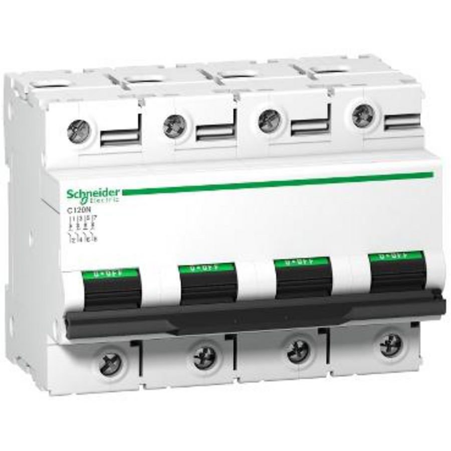 Installatieautomaat 4-polig In= 100A B-karakteristiek C120N