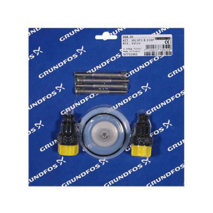 Reserve deel Kit, ventiel/membraan SD-L-PP/E/C-1