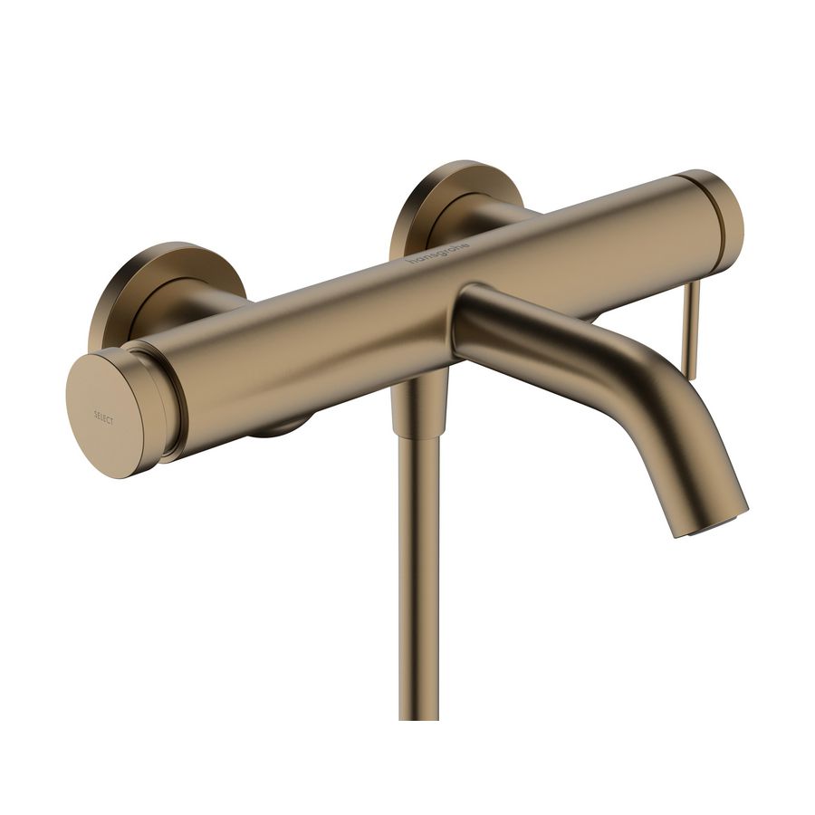 Tecturis S 1-hendel opbouw badmengkraan brushed bronze