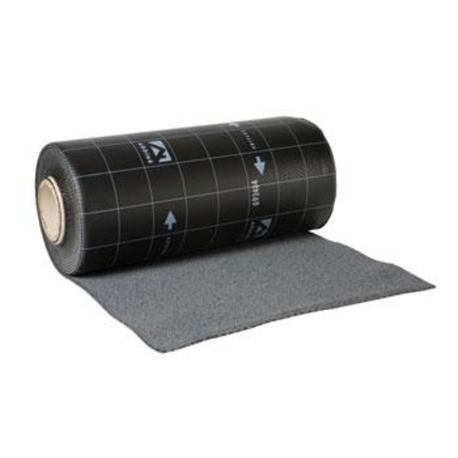 Rol a 12mtr. UBIFLEX loodvervanger 333mm grijs