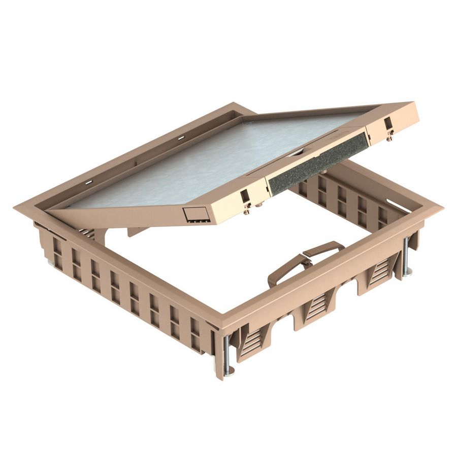 Inbouweenheid voor universele montage 264x264x67