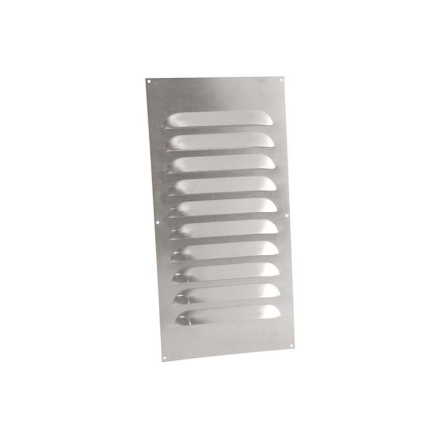 ALU schoepenrooster vlak model 250x450mm
