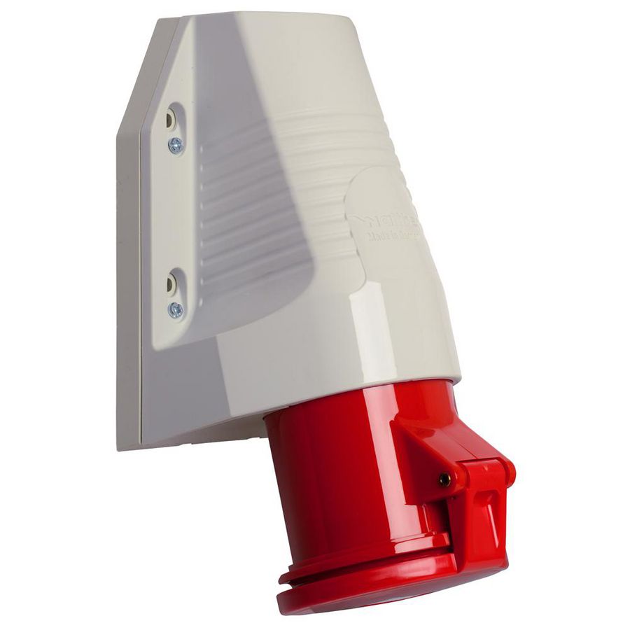 Wandcontactdoos 63A 4-polig 400V 6h IP44 160406 CEE