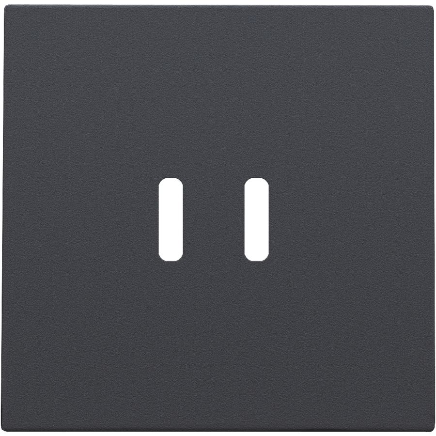 Afwerkingsset dubbele smart USB-C-lader anthracite coated