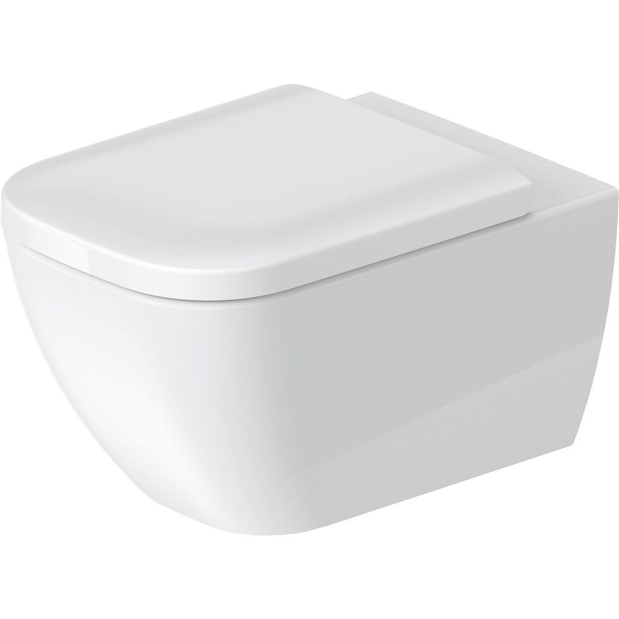 HAPPY D.2 #222209 wandcloset 540mm wit diepspoel rimless hygieneglaze durafix 3ltr./4,5ltr. (excl. zitting)