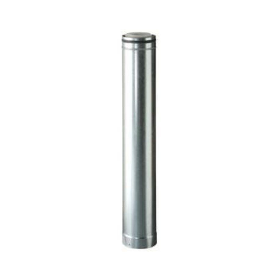 Verlengbuis clv 80/125 l1000mm pptl/metaal