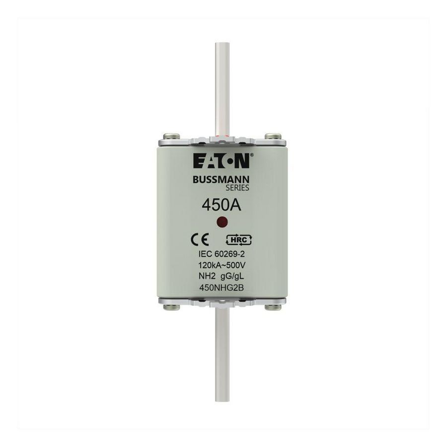 Zekering laagsp. 450A AC 500V NH2 gL/gG dubbele meld VVE=3