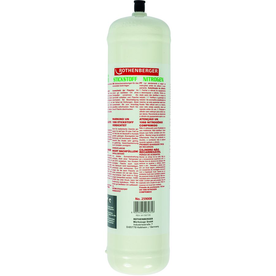 Stikstoffles 1 kg, 950 cm3, 110 bar
