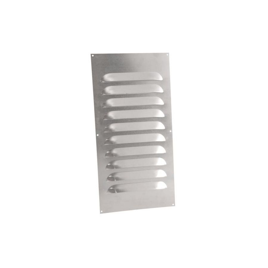 ALU schoepenrooster vlak model 250x500mm
