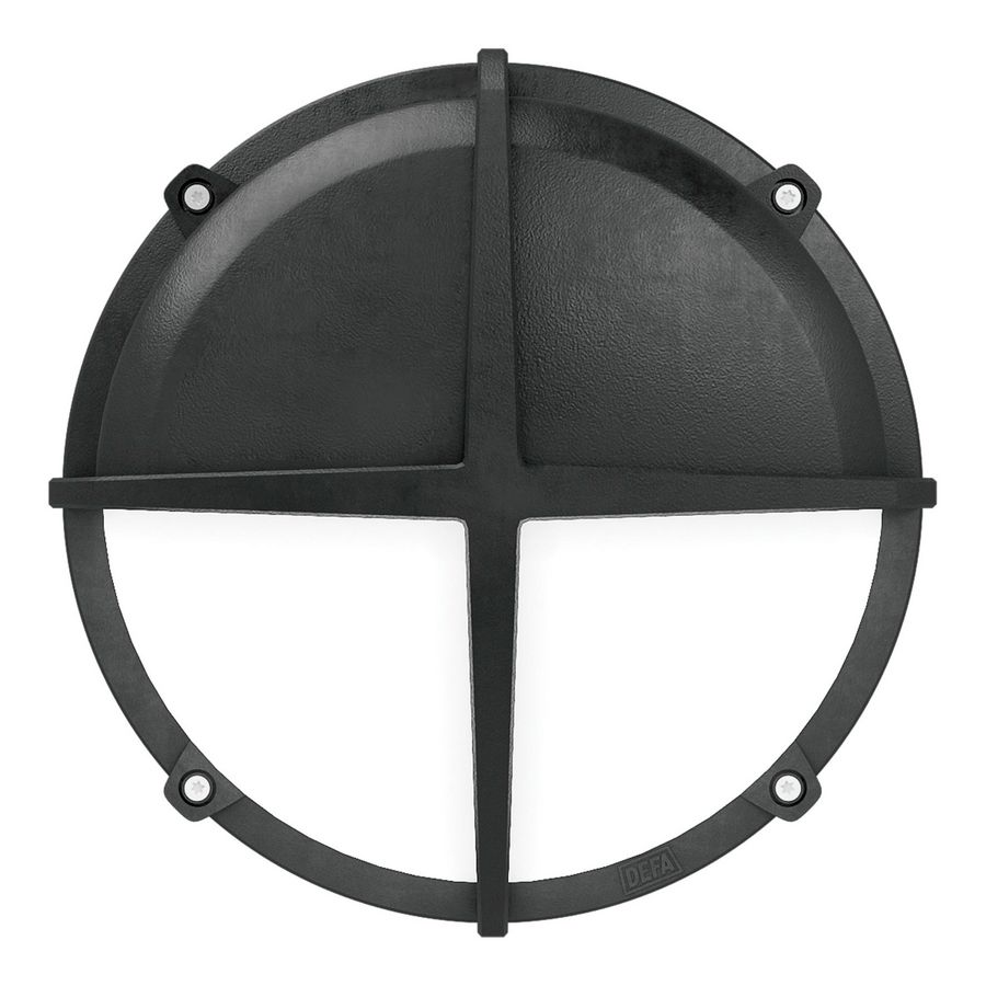 Verlichtingsarmatuur Half cover 001 DALI 122881 8W zwart