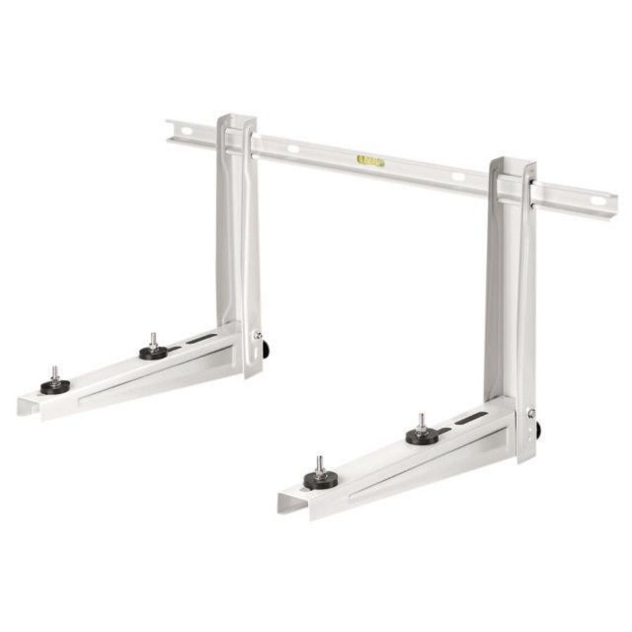 Wandbeugel MS230 wit schuifarmen 420x375mm met wandrail 800mm max. 140kg incl. bevestigingsmateriaal