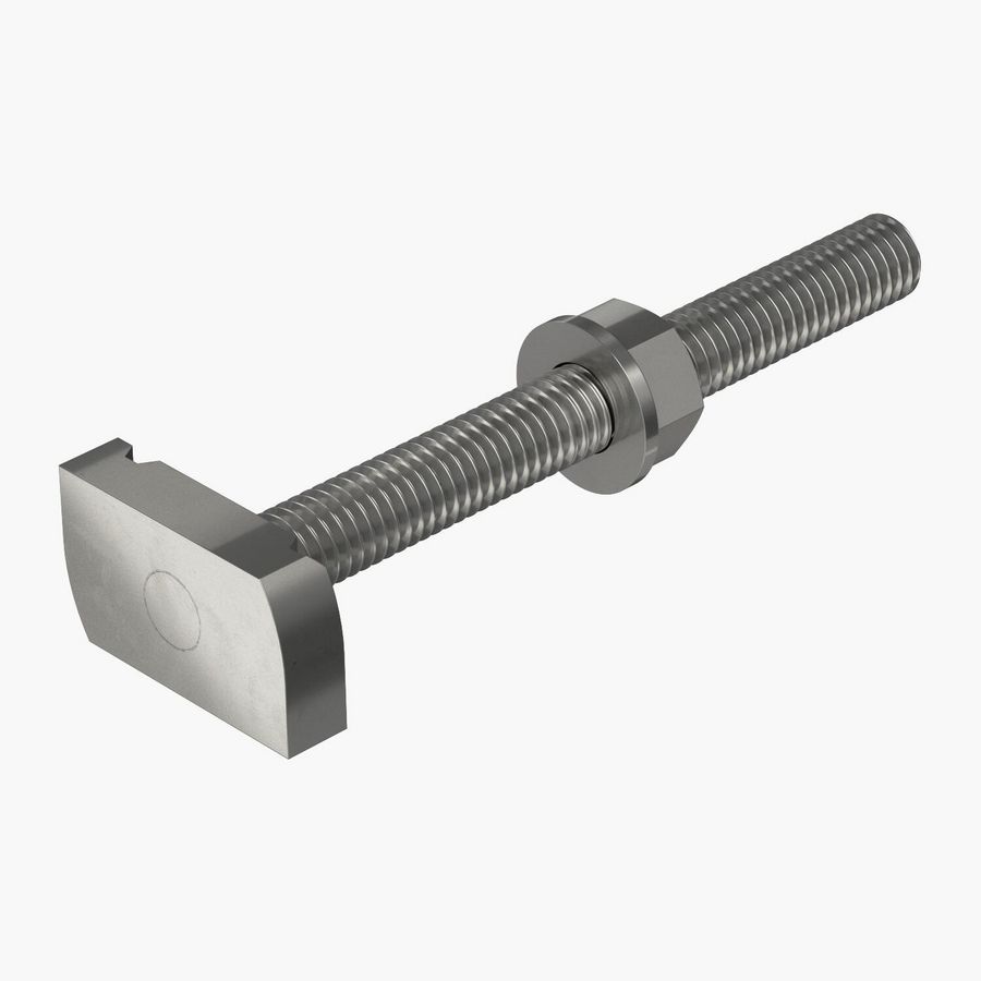 Hamerkopbout profielrail MS4121/4141 M10x100mm rvs VVE=20