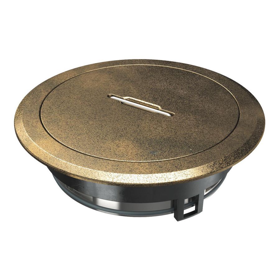 Tubusdeksel met beugel zink vermessingt