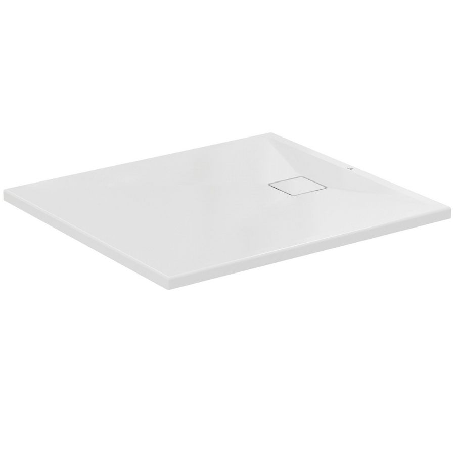 Douchbak ULTRA FLAT EVO rechthoekig 1000x900x35mm glanzend wit zonder waste