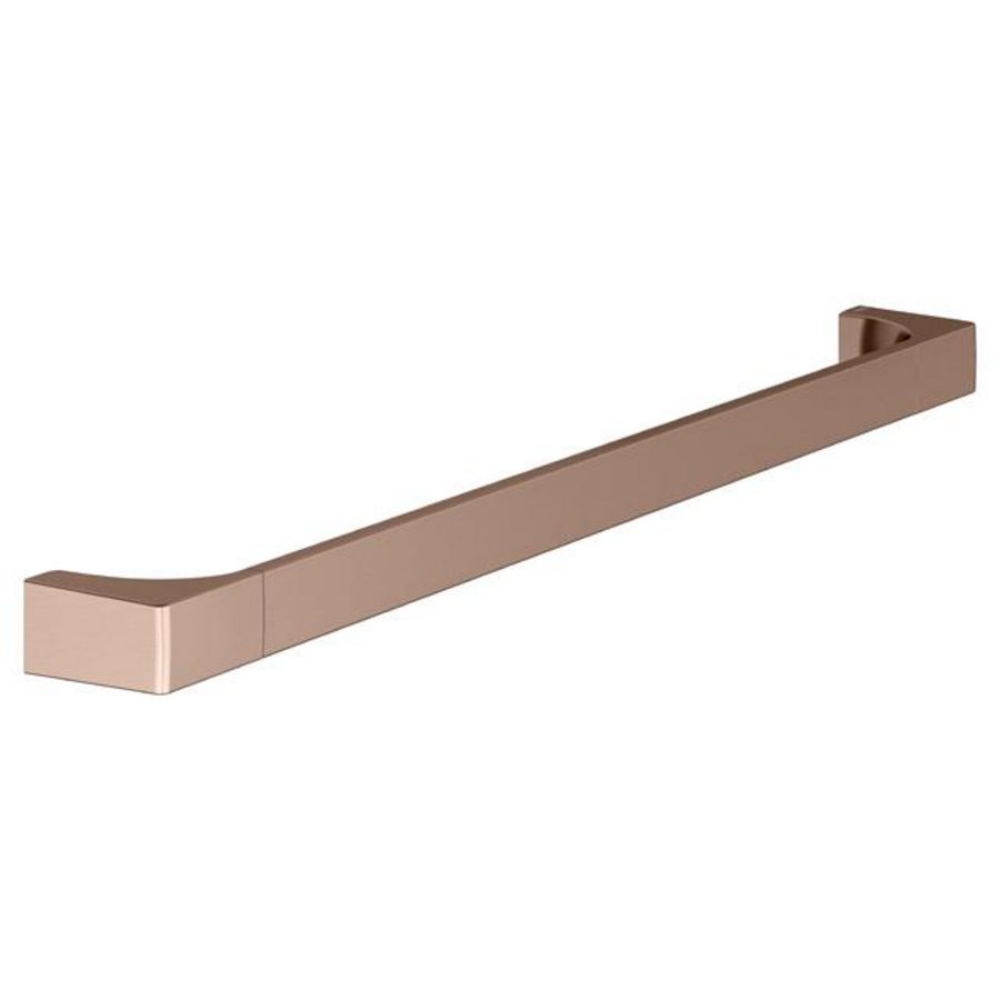 Badlakenhouder 600mm rood goud geborsteld 11101290600