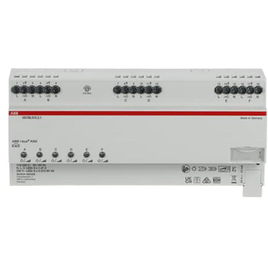 KNX UD/S6.315.2.1 LED Dimmer, 6-voudig, 315W/VA (UD/S6.315.2.1)