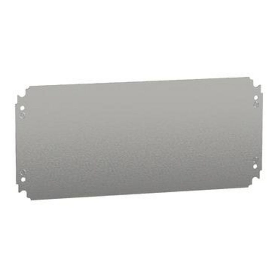 Volle montageplaat 250x500mm Gegalvaniseerd plaatstaal