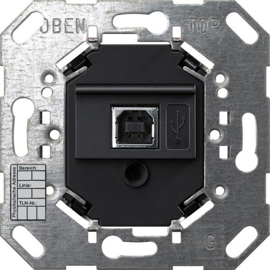 USB-gegevens I/F-b-el. KNX basiselem.