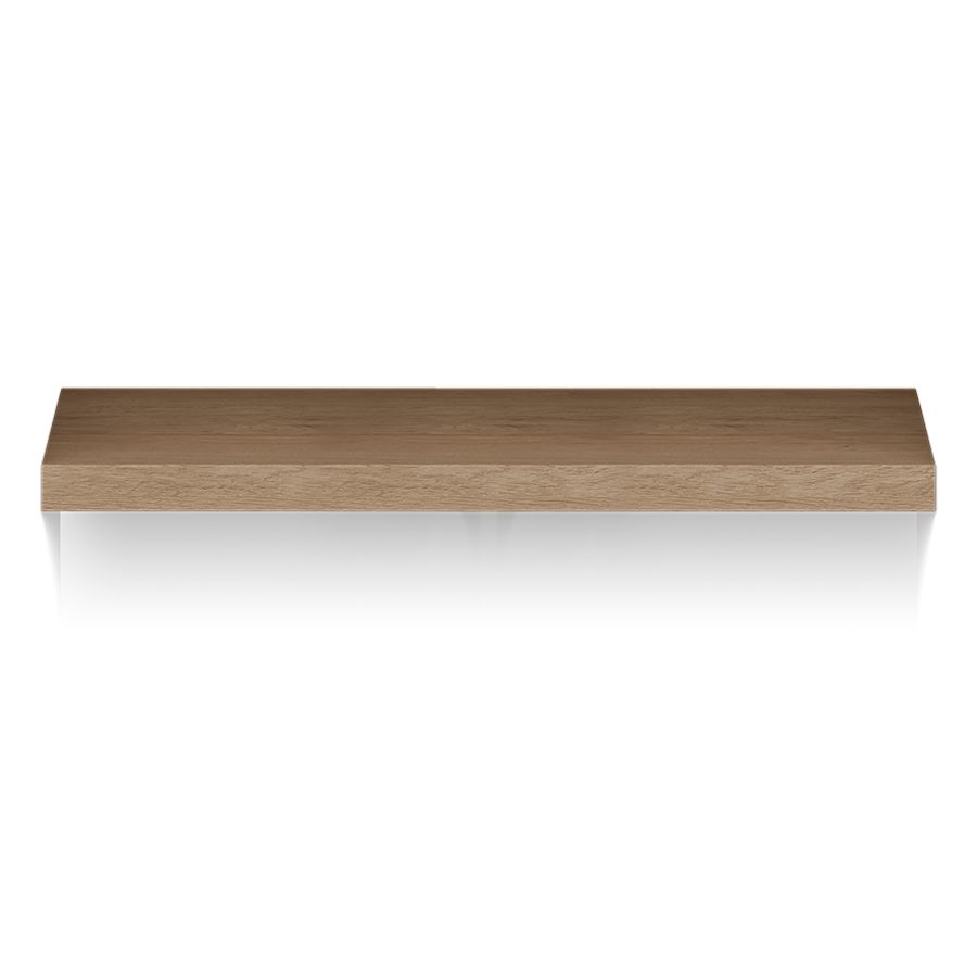 Houten schap 100cm inkortbaar old grey