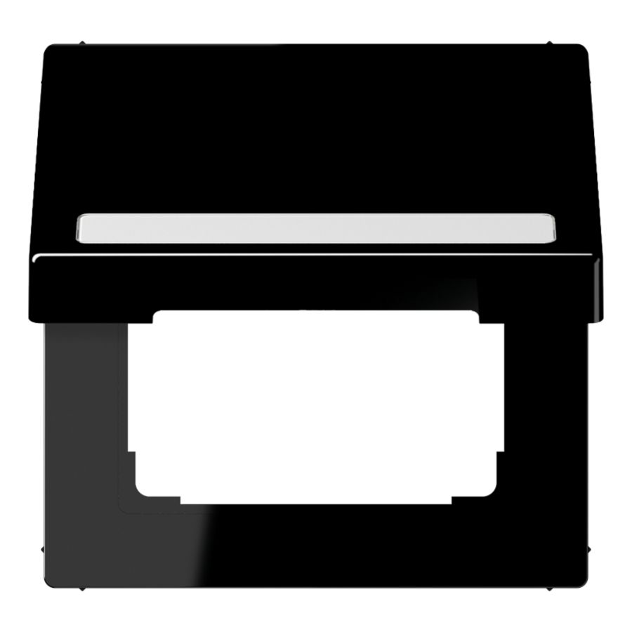 Klapdeksel LS990 zwart met tekstvenster