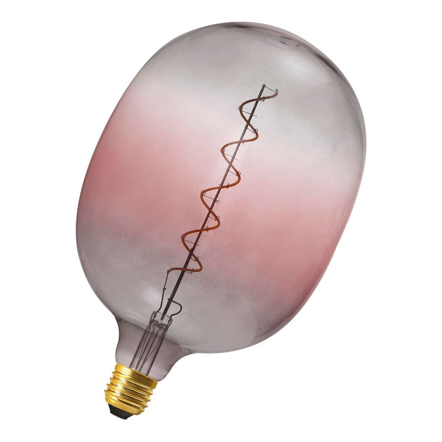 LED-lamp Colour balloon E27 DIM 4W 150lm grijs/roze/grijs