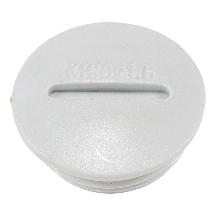 Blindstop M20x1,5 licht grijs