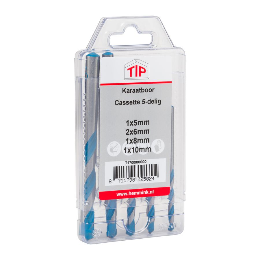 Boren set 5-delig