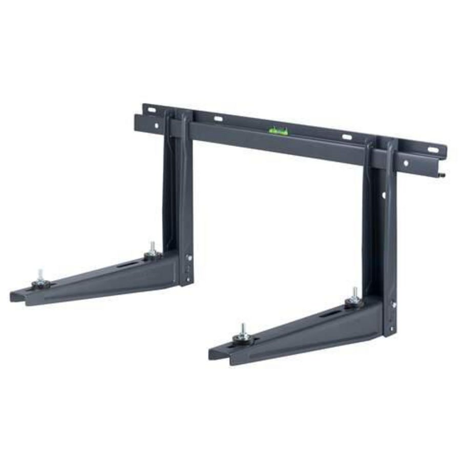 Wandbeugel MS253 zwart schuifarmen 465x375mm met wandrail 800mm max. 140kg incl. bevestigingsmateriaal