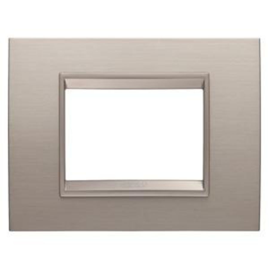 LUX PLAAT-VAN METAAL-3 MODULE-GEBORSTELD ALUMINIUM-B
