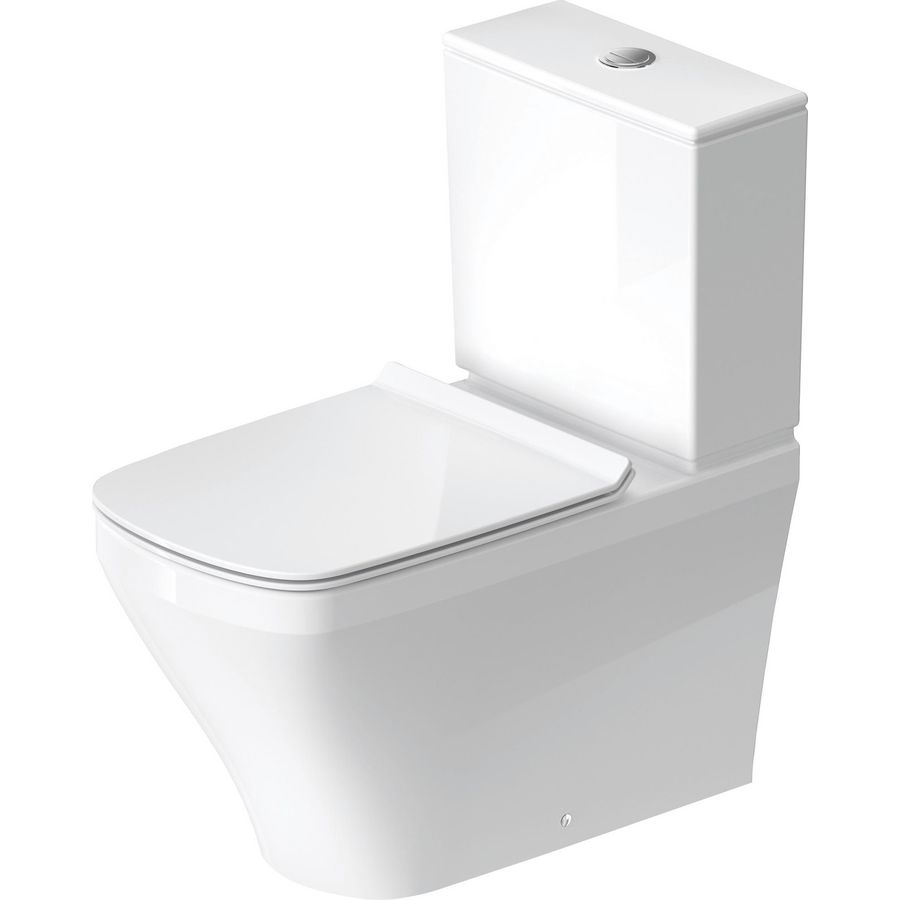 DURASTYLE #215609 staand closet tbv duoblok 705mm wit diepspoel gesloten voor stortbak 4,5ltr. PK. (excl. zitting / reservoir)