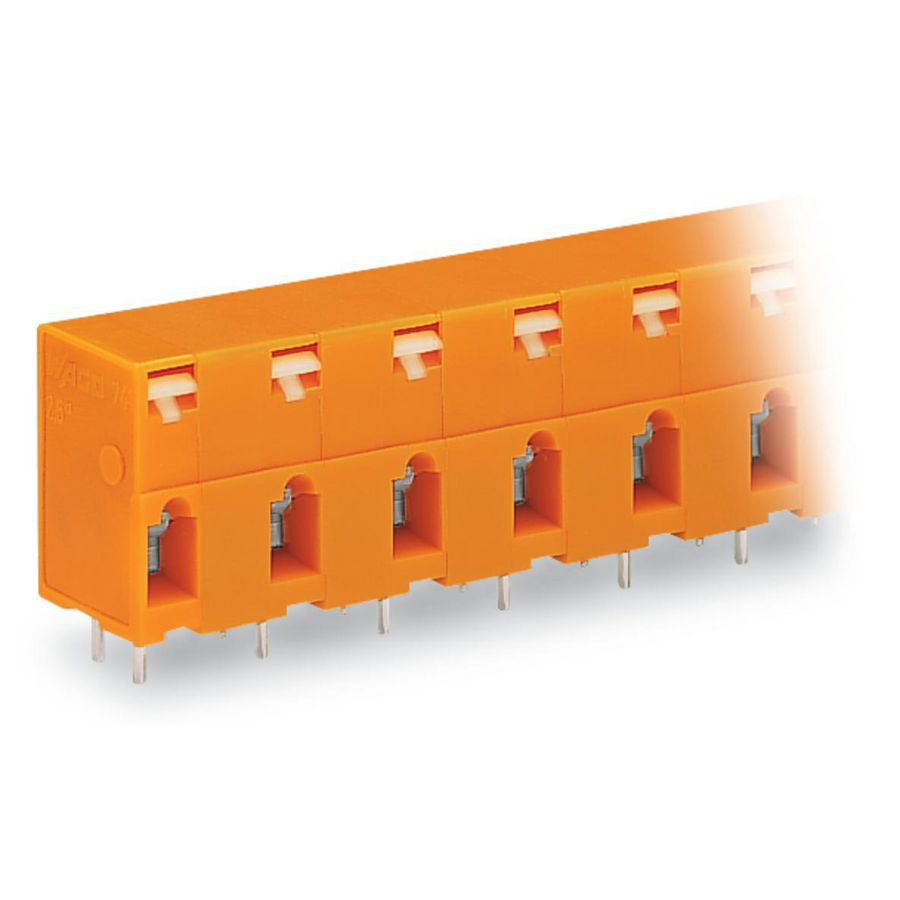 Printklem Drukknop 2,5mm² oranje 741-607 VVE=15