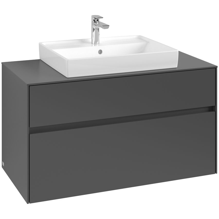 Wastafelonderkast Collaro 1000x548x500mm Graphite C01900VR